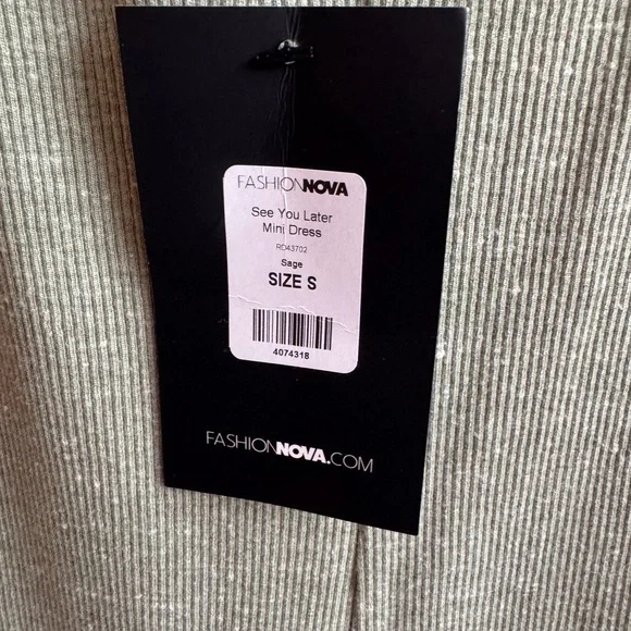 NWT FASHION NOVA MINI DRESS - Picture 5 of 5